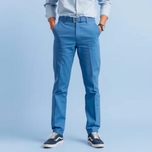 Men Smart Slim FitTrousers