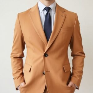 Men's Tan Suit Classic tailored suit for formal occasions