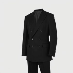 Black Double-Breasted Blazer