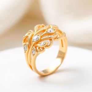 Gold Plated Midi Adjustable Finger Rings