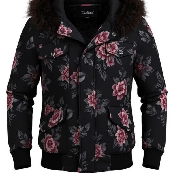 Men Spread Collar Jacket