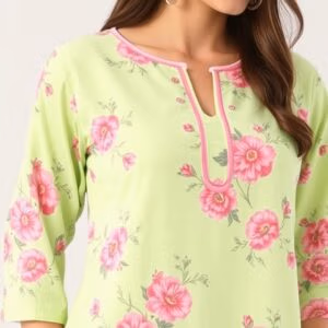 Floral Patterned Women's Top