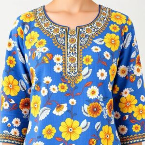 Floral kurta