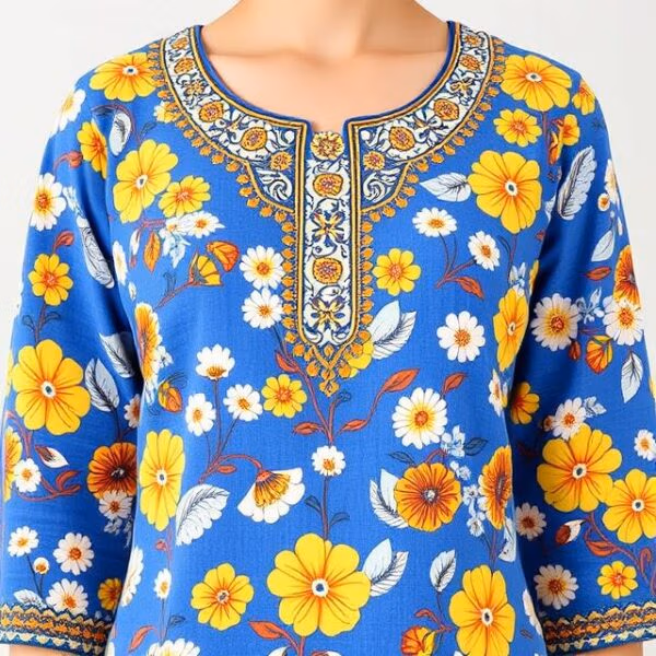 Floral kurta