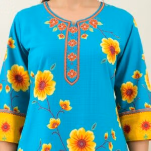 Floral Design Kurta