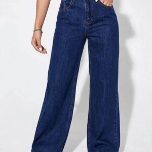 Women Regular High Rise Blue Jeans