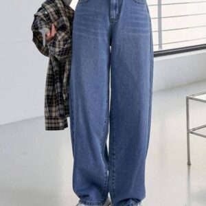 Women Regular High Rise Blue Jeans