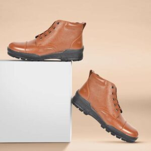 724-TAN Lace Up For Women