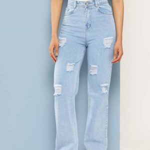Women Regular Mid Rise Light Blue Jeans