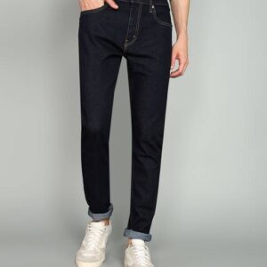 512 Men Tapered Fit Mid Rise Blue Jeans