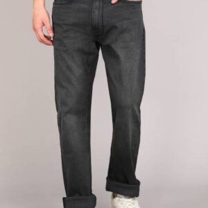 Men Regular Low Rise Dark Blue Jeans