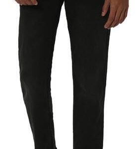 Men Slim Mid Rise Black Jeans
