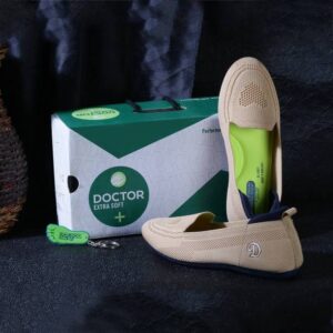 DOCTOR EXTRA SOFT Fashionable Memory Foam Casuals, Stylish, Walking, and Sports Slip On Sneakers For Women