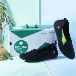 DOCTOR EXTRA SOFT Fashionable Memory Foam Casuals, Stylish, Walking, and Sports Slip On Sneakers For Women