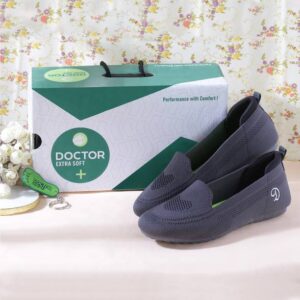 DOCTOR EXTRA SOFT Fashionable Memory Foam Casuals, Stylish, Walking, and Sports Slip On Sneakers For Women