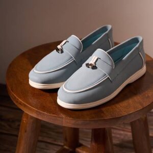 iD Women's Sky Blue Trendy Slip On Casuals For Women