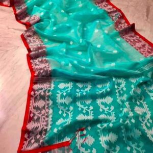 Woven Jamdani Muslin Saree #69