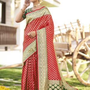 Woven Kanjivaram Jacquard Saree #77