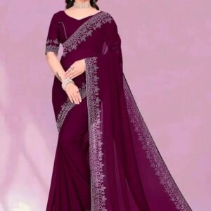 Self Design Bollywood Georgette Saree #49