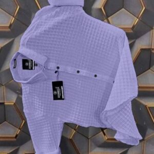Men Regular Fit Self Design Casual Shirt