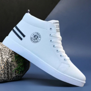 JOOTIYAPA PREMIUM TRENDING HIGH ANKLE HEIGHT WHITE SHOE...