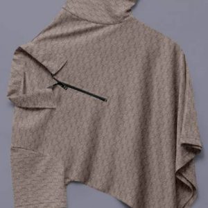 Men Self Design Polo Neck Cotton Blend Grey T-Shirt